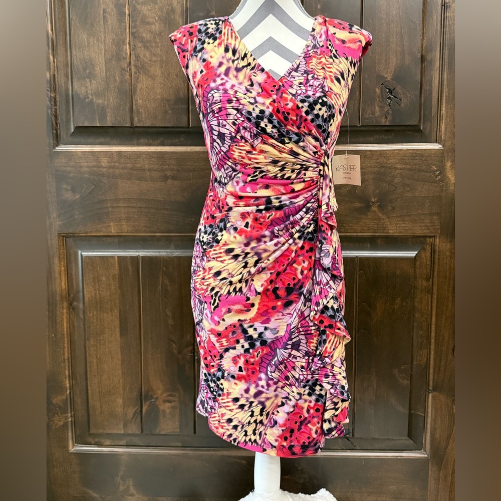 Kasper Women's Salsa Combo Midi Dress